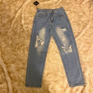Zaful Forever Young Denim Jeans - Size Small